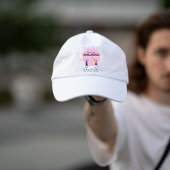 Roze hersenen illustratie Kunstmatige Intelligenti Trucker Pet