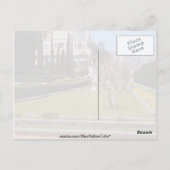 Roze het centrum van de Bahai, Haifa, ik Briefkaart (Achterkant)