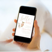 Roze Het is een Meisje  Speelgoed Rustiek Baby sho Kaart