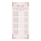 Roze het merken de Uitbreiding van de Lashes van d Reclamekaart (Achterkant)