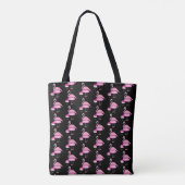 Roze het Ontwerp van het Flamingo - het Tas van de (Achterkant)