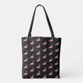 Roze het Ontwerp van het Flamingo - het Tas van de (Achterkant)