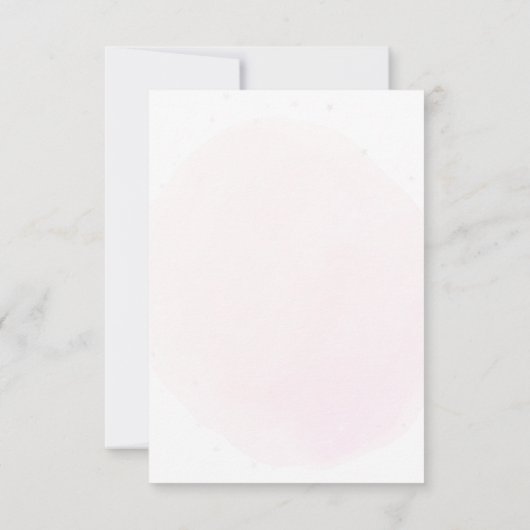 Roze Hete Luchtballon Avontuur Dank u Bedankkaart (Achterkant)