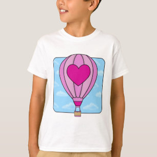 Roze hete luchtballon T-Shirt