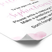 Roze Hete Luchtballon Verjaardag Tijd Capsule Post Poster (Hoek)