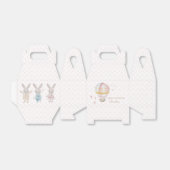 Roze Hete Luchtballon Verjaardagsfeestje Bedankdoosjes (Uitgevouwen)