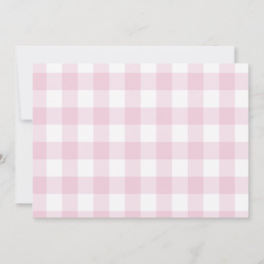 Roze Hete Luchtballon Verjaardagsfoto Dank u kaart (Achterkant)