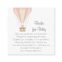 Roze heteluchtballonnen Boeken voor baby