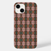 Roze hexagon Case-Mate iPhone case (Achterkant)