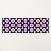 Roze hexagon Patroon Thunder_Cove Yogamat (Achterkant (horizontaal))