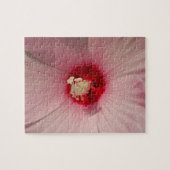 Roze Hibiscus 8x10 Fotopuzzel met geschenkdoos Legpuzzel (Horizontaal)