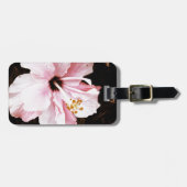 Roze Hibiscus Bagagelabel (Voorkant horizontaal)