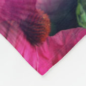 Roze Hibiscus Bloem Abstract gepersonaliseerd Fleece Deken (Hoek)