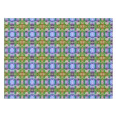 Roze Hibiscus Bloem Abstract Verstoord Tafelkleed (Voorkant (Horizontaal))