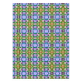 Roze Hibiscus Bloem Abstract Verstoord Tafelkleed (Voorkant)