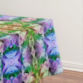 Roze Hibiscus Bloem Abstract Verstoord Tafelkleed (Voorbeeld)