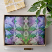 Roze Hibiscus Bloem Abstract Verstoord Tissuepapier (Geschenk)