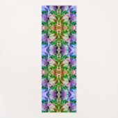 Roze Hibiscus Bloem Abstract Verstoord Yogamat (Voorkant)