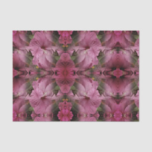 Roze Hibiscus Bloem Abstracte Vintage Tissuepapier