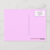 Roze hibiscus bloem Hawaii begroeting briefkaart (Achterkant)