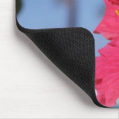 Roze hibiscus-bloem muismat (Hoek)