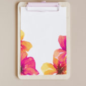 Roze Hibiscus Bloemachtige Bruiloft Uitnodiging