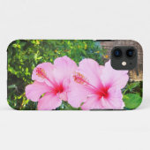 Roze Hibiscus bloemen Case-Mate iPhone Case (Achterkant (horizontaal))