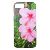 Roze Hibiscus bloemen Case-Mate iPhone Case (Achterkant)