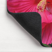 Roze hibiscus bloemen muismat (Hoek)