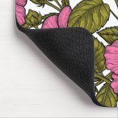 Roze hibiscus bloemen muismat (Hoek)