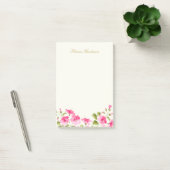 Roze Hibiscus bloemen Post-it® Notes (Kantoor)