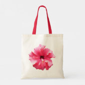 Roze Hibiscus Bruiloft Welkom Custom Tote Bag (Achterkant)