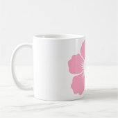 Roze hibiscus F Koffiemok (Links)