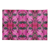 Roze Hibiscus Flower Abstract Kussensloop (Achterkant)