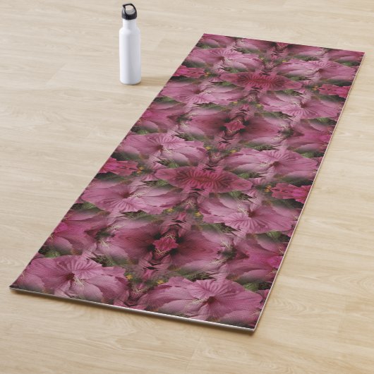 Roze Hibiscus Flower Abstract  look Yogamat (In situ)
