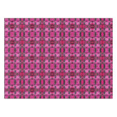 Roze Hibiscus Flower Abstract Tafelkleed (Voorkant (Horizontaal))