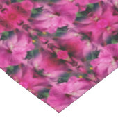 Roze Hibiscus Flower Abstract Tafelkleed (Gekanteld)