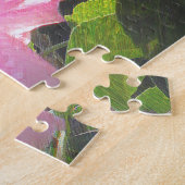 Roze Hibiscus Flower Legpuzzel (Zijkant)
