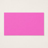 Roze Hibiscus Flower Natuur Visitekaartjes (Achterkant)