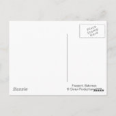 Roze Hibiscus Flowers Briefkaart (Achterkant)