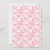 Roze Hibiscus Flowers Brunch Luau Moederdag Kaart (Achterkant)