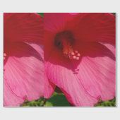 Roze Hibiscus-fotopapier met onmiddellijke verpakk Cadeaupapier (Vlak)