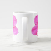 Roze HIbiscus Grote Koffiekop (Achterkant)