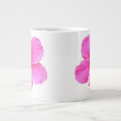Roze HIbiscus Grote Koffiekop (Voorkant)