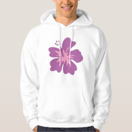 Roze Hibiscus Hoodie