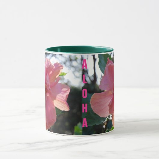 Roze Hibiscus in Hawaii Mok (Midden)