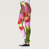Roze Hibiscus Leggings (Links)