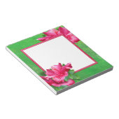 Roze Hibiscus Lei Notitieblok (Schuin)
