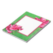Roze Hibiscus Lei Notitieblok (Linkerzijde)