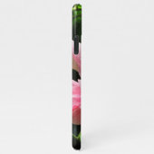 Roze Hibiscus met Raindrops Iphone Case Hoesje (Rechterkant)